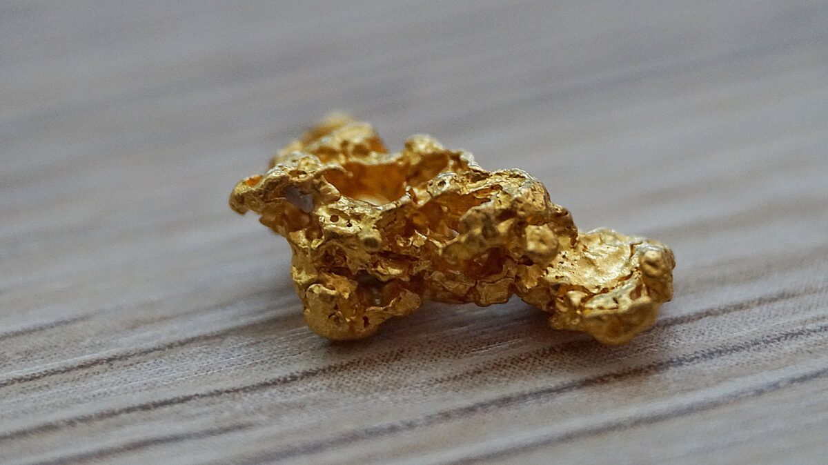 Photo of gold nugget